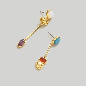 Madewell Stone Collection Drop Earrings